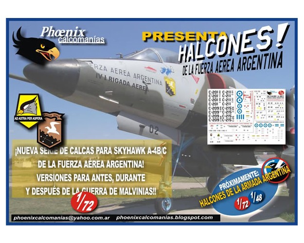 SKYHAWK A-4B/C FUERZA AÉREA ARGENTINA