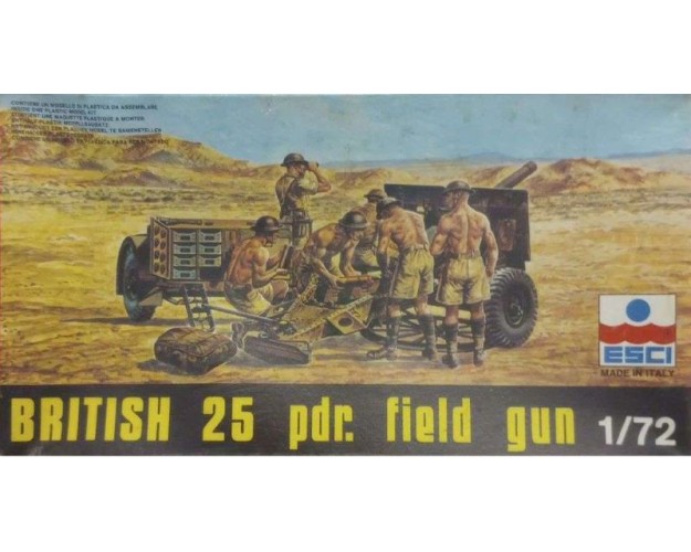 British 25 pdr field gun