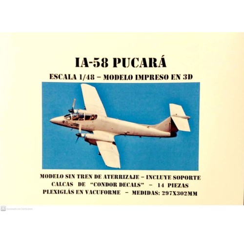 IA-58 PUCARÁ 1/48 3D SIN CALCAS
