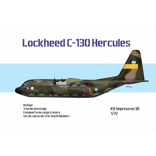 C-130 HERCULES 1/72 IMPRESO 3D