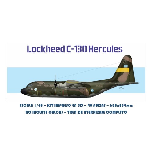 C-130 HERCULES 1/48 IMPRESO 3D
