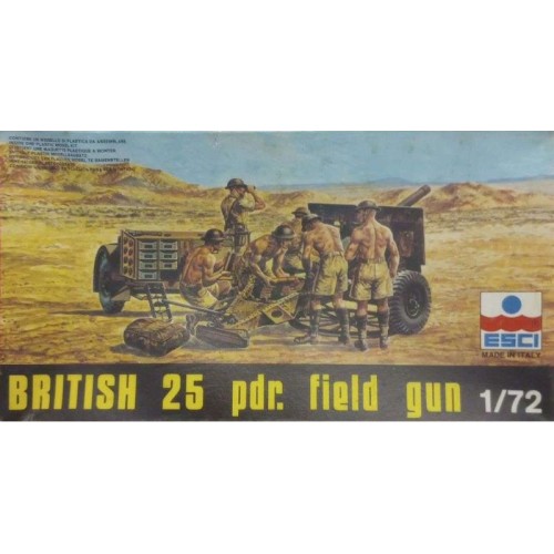 British 25 pdr field gun