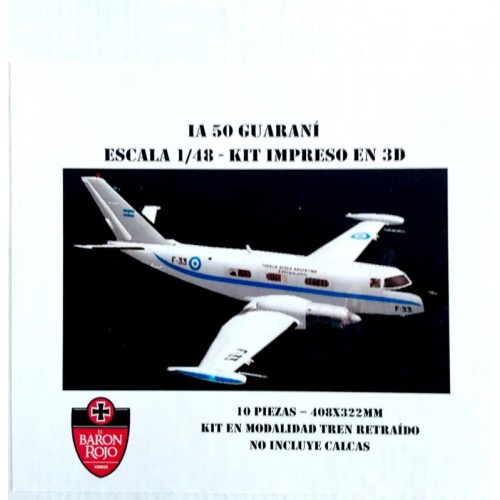 IA-50 GUARANÍ 1/48 C/TREN
