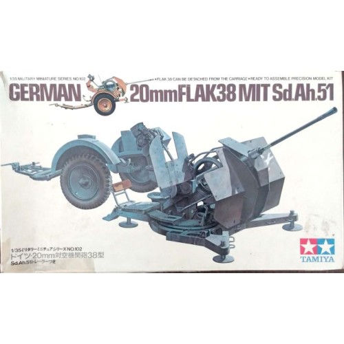 GERMAN 20mm FLAK 38 MIT Sd.Ah.51