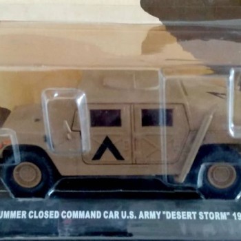 HUMMER CLOSED COMMAND CAR US ARMY DESERT STORM 1991 1/43