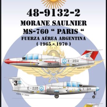 MORANE SAULNIER MS-760 "PARÍS" - FUERZA AÉREA ARGENTINA 1965-1970 - 1/48