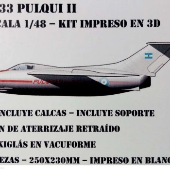 IA-33 PULQUI II - 1/48 3D