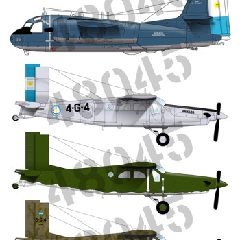 S-2E Tracke + Pilatus Porter PC 6    
