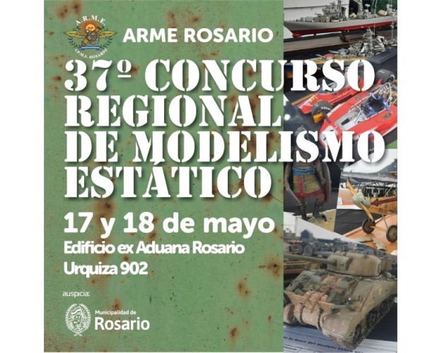 CONCURSO Y EXPOSICIÓN DE MODELISMO EN ROSARIO - 17 Y 18 DE MAYO 2025
