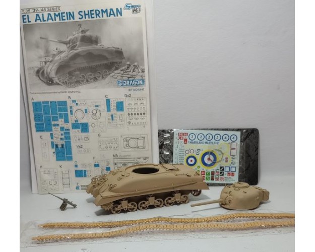 EL ALAMEIN SHERMAN - SEMIARMADO