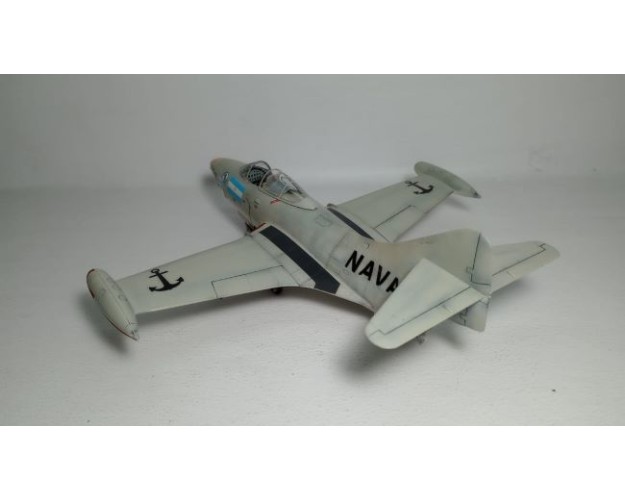 F9F-2 PANTHER - AVIACIÓN NAVAL ARGENTINA - ESCALA 1/48 + MONOGRAFÍA