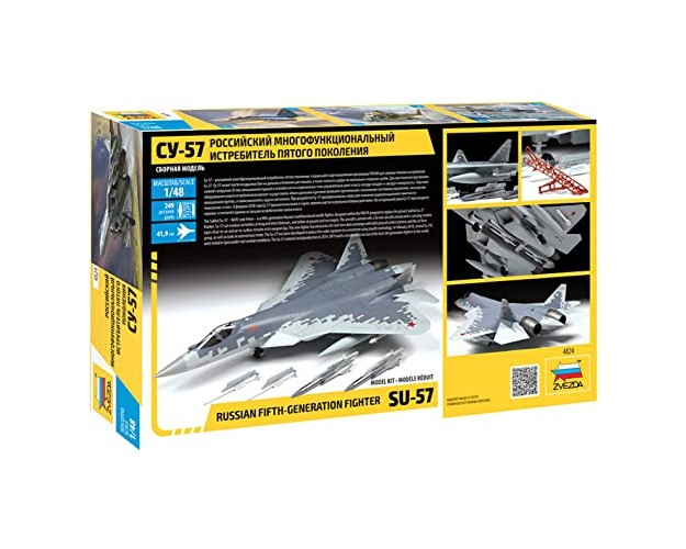 RUSSIAN FIFTH-GENERATION FIGHTER SU-57 - OFERTA POR CAJA DAÑADA