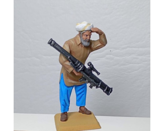 Combatiente Mujaidin con Stinger