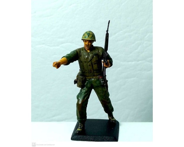 Soldado americano en Vietnam