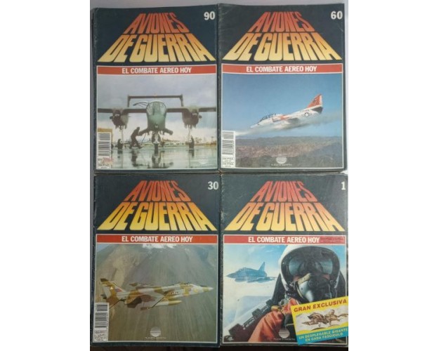 COLECCIÓN COMPLETA "AVIONES DE GUERRA" - 120 FASCÍCULOS