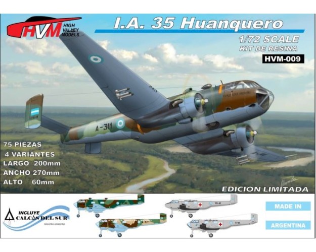 I.A. 35 HUANQUERO - IMPRESO 3D EN RESINA - 1/72