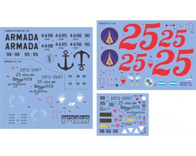 Mirage III E 25 aniv *** Aeromacchi MB 339 (48001)