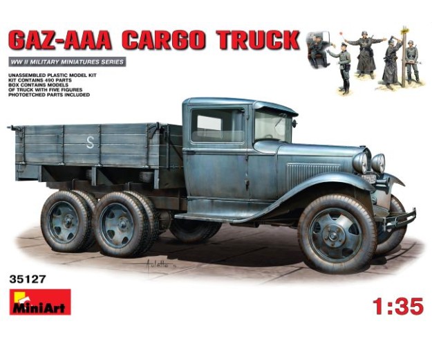 GAZ-AAA CARGO TRUCK + CINCO FIGURAS