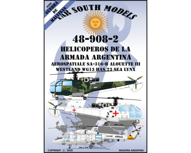 HELICÓPTEROS DE LA ARMADA ARGENTINA - SERIE GUERRA DE MALVINAS - 1/48