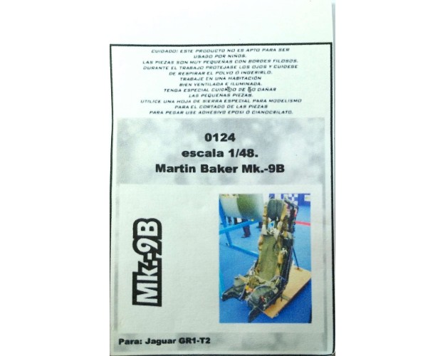 ASIENTO MARTIN BAKER MK9B RESINA 1/48