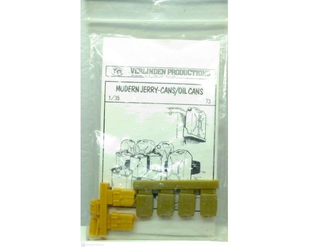 Bidones y latas de aceite modernos