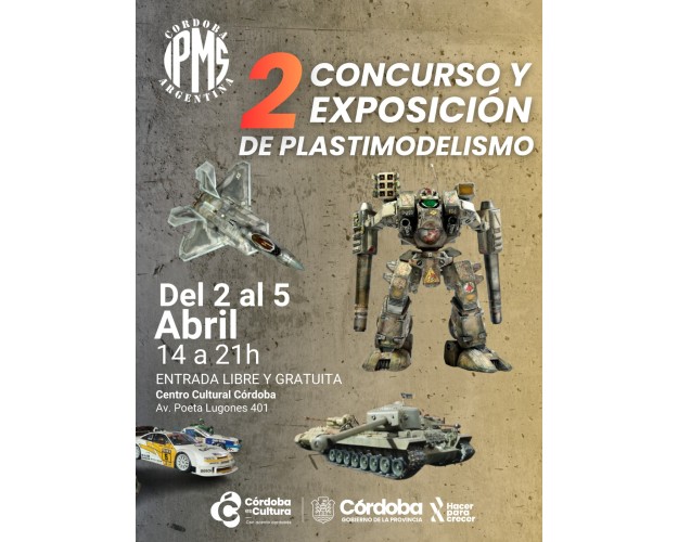 2º CONCURSO Y EXPOSICIÓN DE PLASTIMODELISMO CÓRDOBA