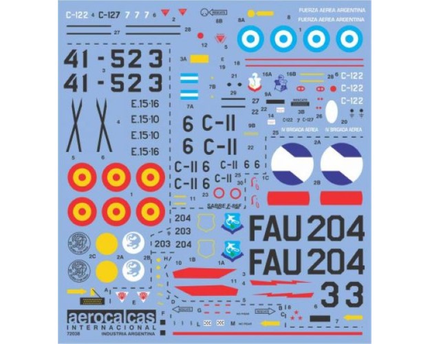 Sabre F-86 F40 *** Loockheed T-33 Espana y Uruguay (72038)