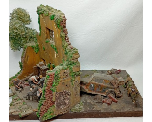 Diorama: Americanos al acecho - Europa 1944.