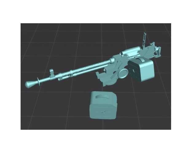 Ametralladora pesada antiaérea DShK (x1)