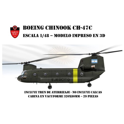 BOEING CHINOOK CH-47C 1/48 3D