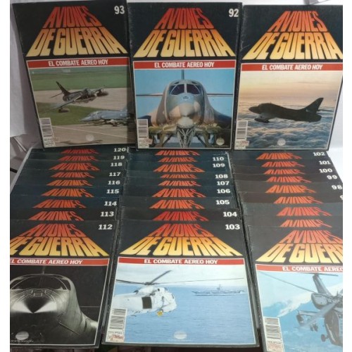 COLECCIÓN COMPLETA "AVIONES DE GUERRA" - 120 FASCÍCULOS
