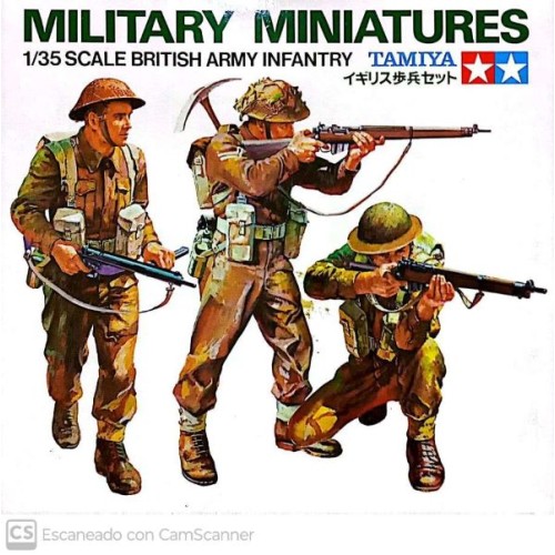 British Army Infantry - 3 figuras