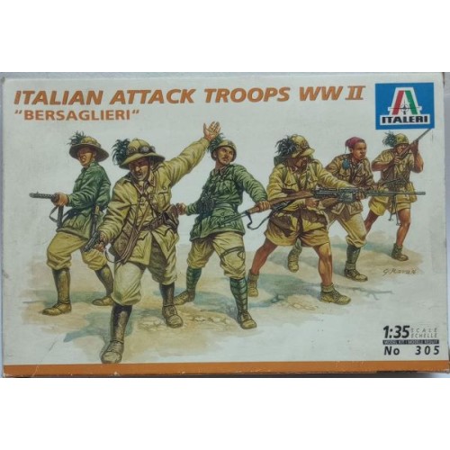 ITALIAN ATTACK TROOPS WWII "BERSAGLIERI"