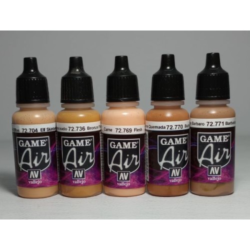 GAME AIR - SET 5 COLORES - TONOS DE PIEL
