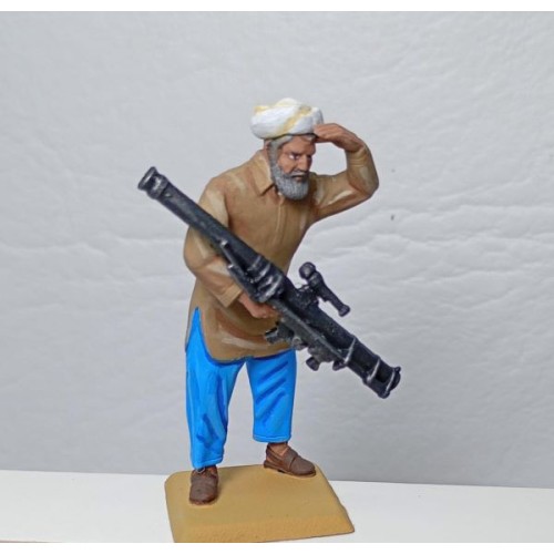 Combatiente Mujaidin con Stinger