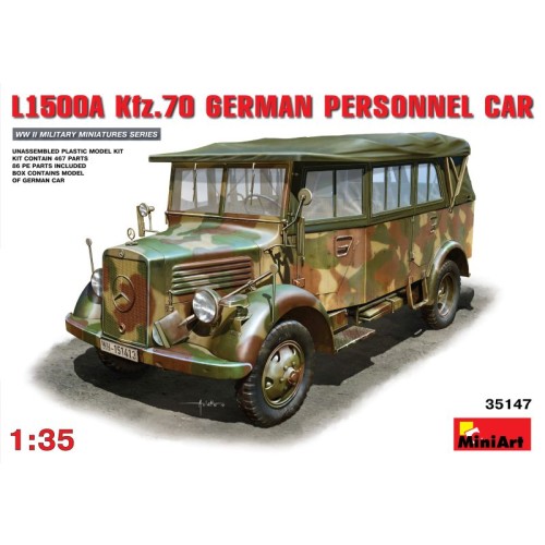 MERCEDES BENZ L1500A KFZ.70 GERMAN PERSONNEL CAR