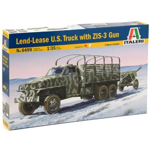 LEND-LEASE U.S.TRUCK WITH ZIS-3 GUN