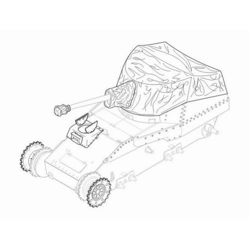 Sd.Kfz. 138 Ausf. M Marder III early-conversion set - Para kit de Tamiya