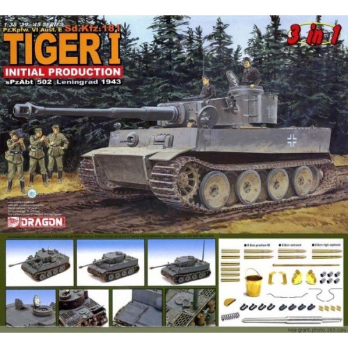 Sd.Kfz.181 TIGER I Initial Production  - 3 in 1