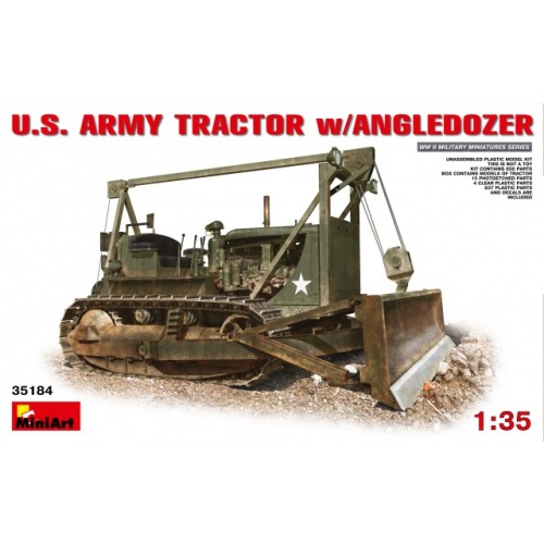 U.S.ARMY TRACTOR W/ANGLED DOZER BLADE