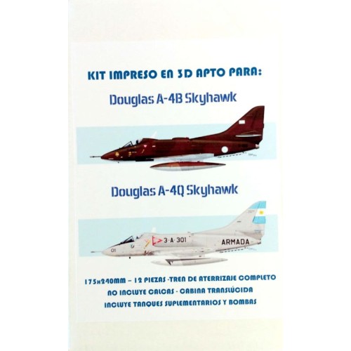 DOUGLAS A-4B/Q SKYHAWK 1/48 IMPRESO EN 3D