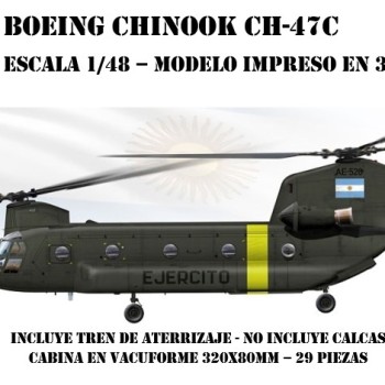 BOEING CHINOOK CH-47C 1/48 3D