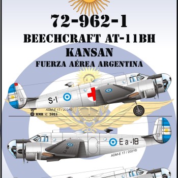 BEECHCRAFT AT-11BH KANSAN - FUERZA AÉREA ARGENTINA