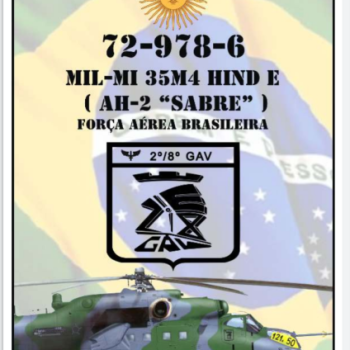 MIL-MI 35M4 HIND E (AH-2 "SABRE") FUERZA AÉREA BRASILERA - CALCAS 1/72