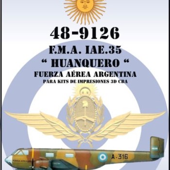 F.M.A. IAE-35 "HUANQUERO" -Calcas 1/48