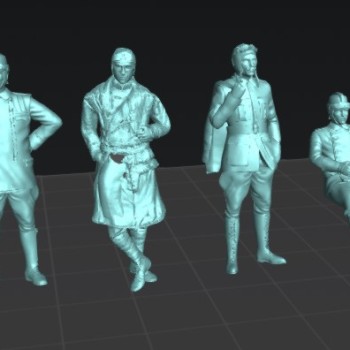 Pilotos Primera Guerra Mundial - Set 4 - 1/48