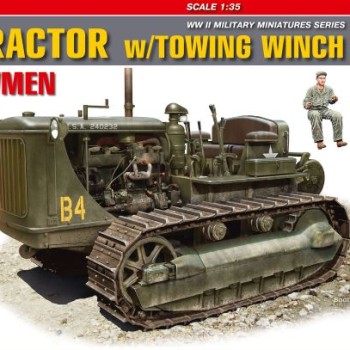 U.S. TRACTOR w/TOWING WINCH & CREWMEN