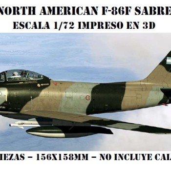 NORTH AMERICAN F-86F SABRE - 3D