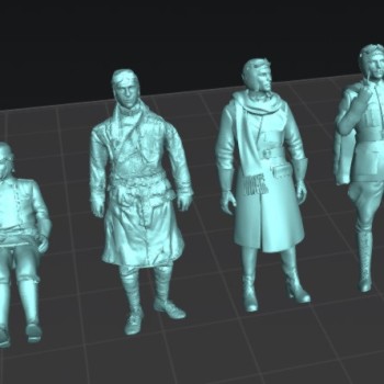 Pilotos Primera Guerra Mundial - Set 1 - 1/48