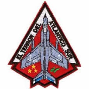 PARCHE "EL TERROR DEL ATLÁNTICO SUR" - SUPER ETENDARD